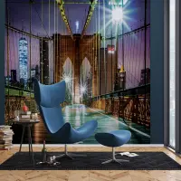 Vliesová fototapeta na zed' Cesta přes Brooklynský most | 375 x 270 cm | FTNXXL 2439