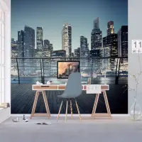 Vliesová fototapeta na zed' Městské panorama | 375 x 270 cm | FTNXXL 2486