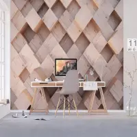 Vliesová fototapeta na zed' Dřevěné kostky | 375 x 270 cm | FTNXXL 2496