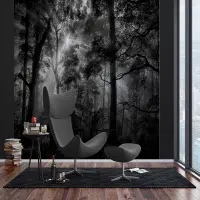 Vliesová fototapeta na zed' Noční les | 375 x 270 cm | FTNXXL 3027