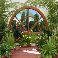 Vliesová fototapeta na zed' Prosluněná zimní zahrada | 360 x 254 cm | FTS 0162