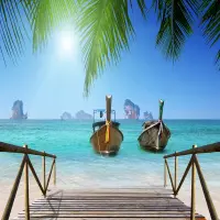 Vliesová fototapeta na zed' Vstup na pláž | 360 x 254 cm | FTS 1315