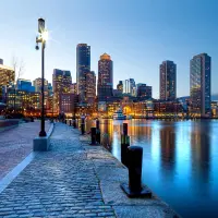 Vliesová fototapeta na zed' Bostonské nábřeží | 180 x 127 cm | FTSs 0830