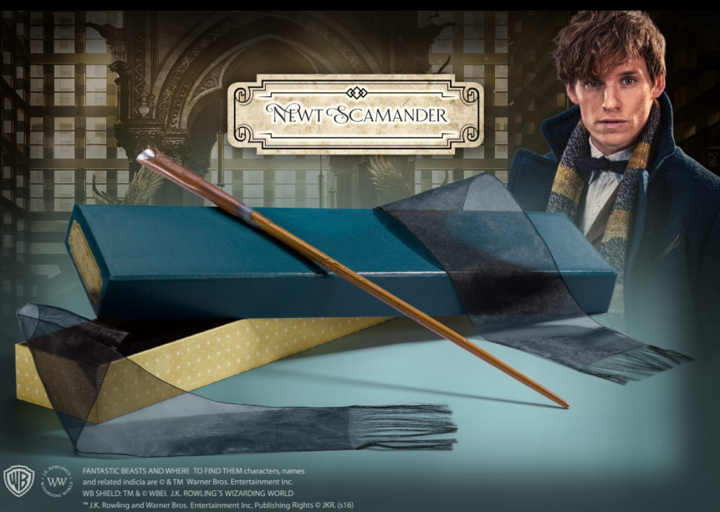 Fantastická zvířata hůlka Ollivander’s edition - Mlok Scamander