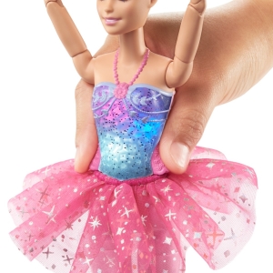 Barbie svítící magická baletka s růžovou sukní