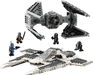 LEGO® Star Wars™ 75348 Mandalorianská stíhačka třídy Fang proti TIE Interceptoru