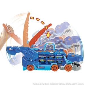 Hot Wheels city T-rex tahač se světly a zvuky
