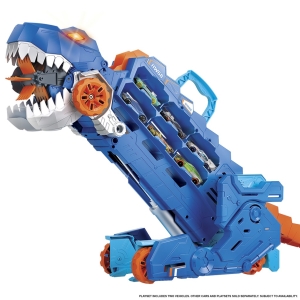 Hot Wheels city T-rex tahač se světly a zvuky