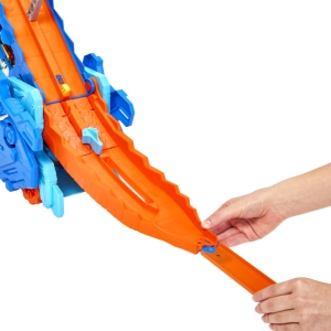 Hot Wheels city T-rex tahač se světly a zvuky