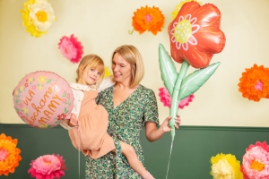 Matný fóliový balón ''Pro milovanou maminku'', 45 cm, mix