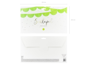 Paprov girlanda stapce, zelen jablko, 3m