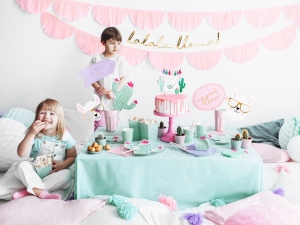 Baner Lama - Lalala Llama, zlat, 12,5x82cm