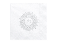 Ubrousky Pro První Svátost, 33x33cm, stříbrné (1 bal. / 20 ks)