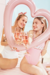 Značky na skleničky Plavky a Mušle, 8x5 cm, mix (1 bal. / 10 ks)