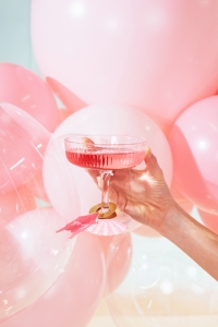 Značky na skleničky Plavky a Mušle, 8x5 cm, mix (1 bal. / 10 ks)